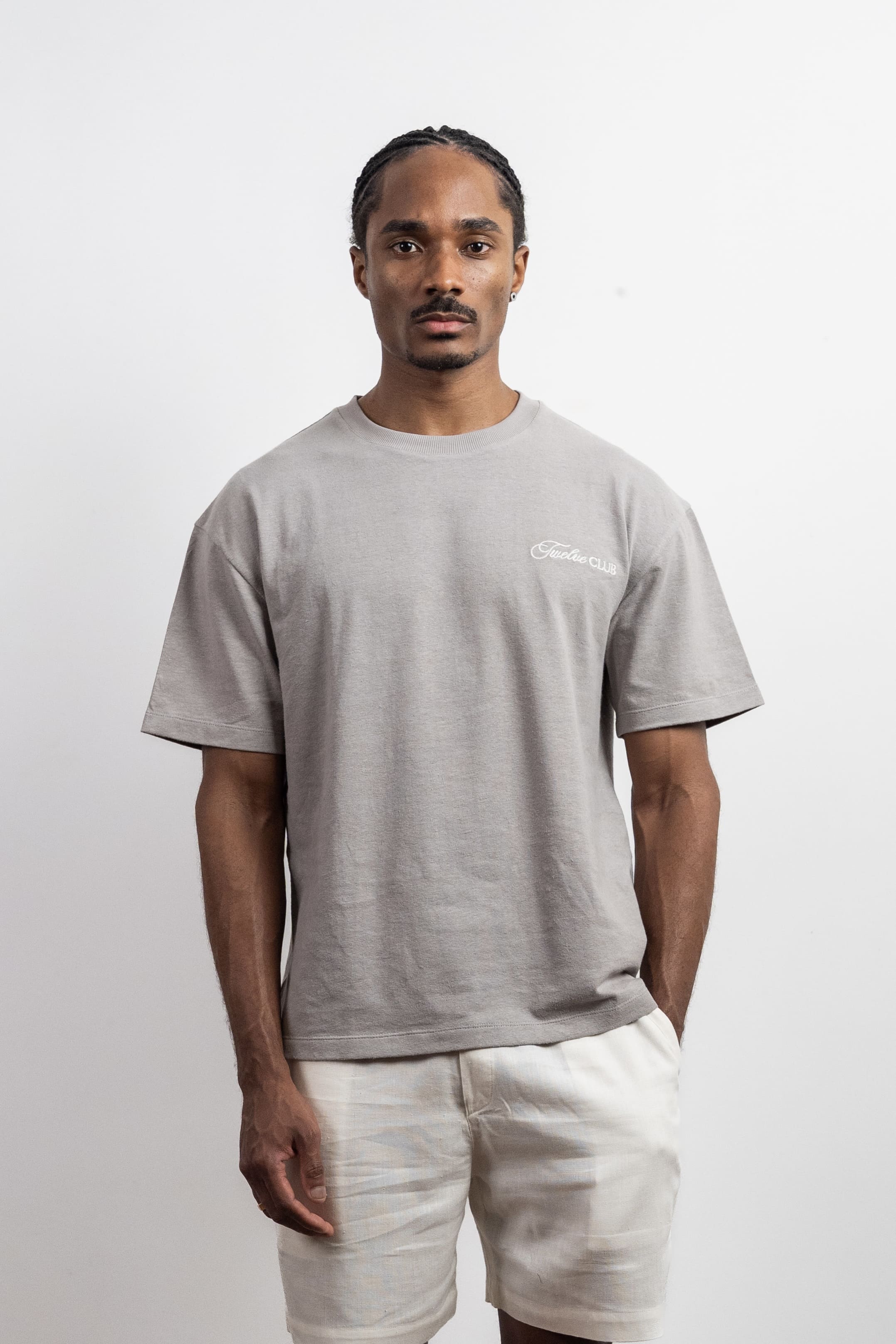 The Club Tee - Chateau Grey – twelve12