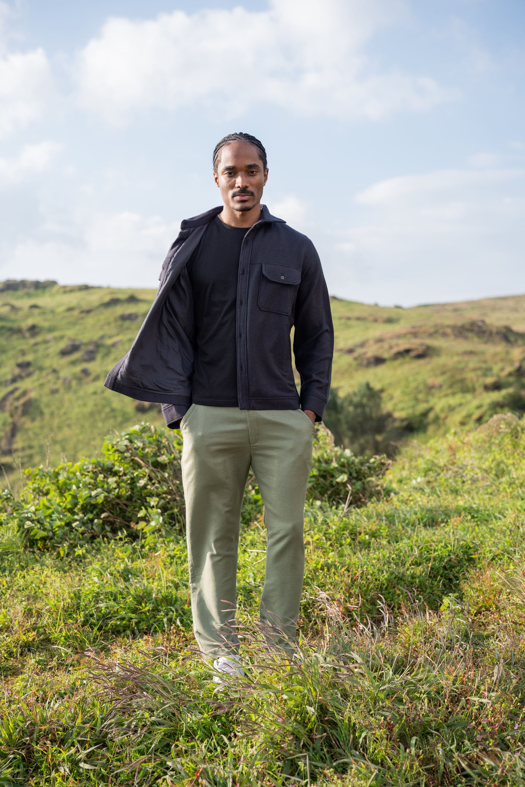 THE SAVILE HEMP TROUSER — 195 GSM