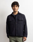 The Regent Shacket - Navy Blue