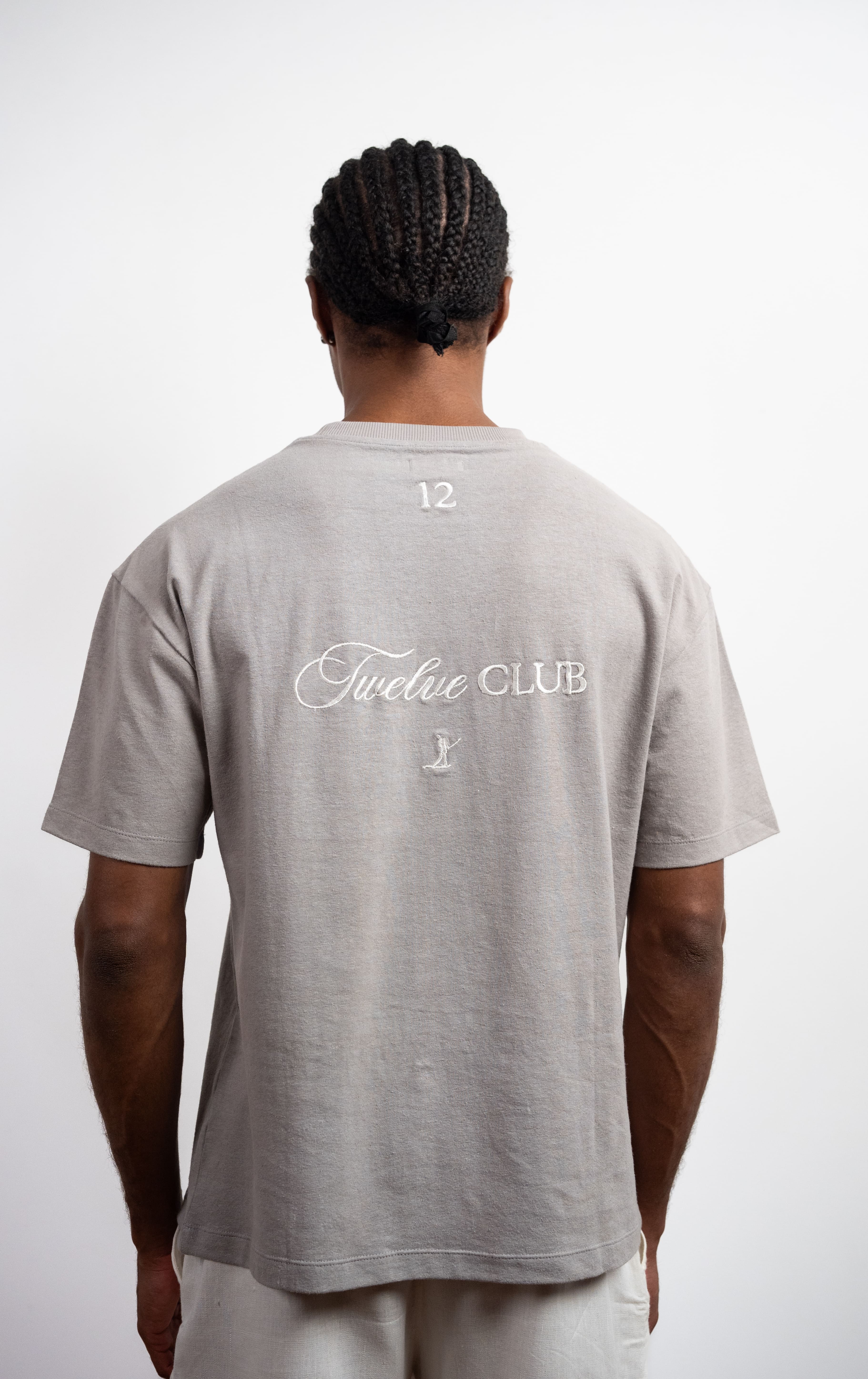 The Club Tee - Chateau Grey – twelve12