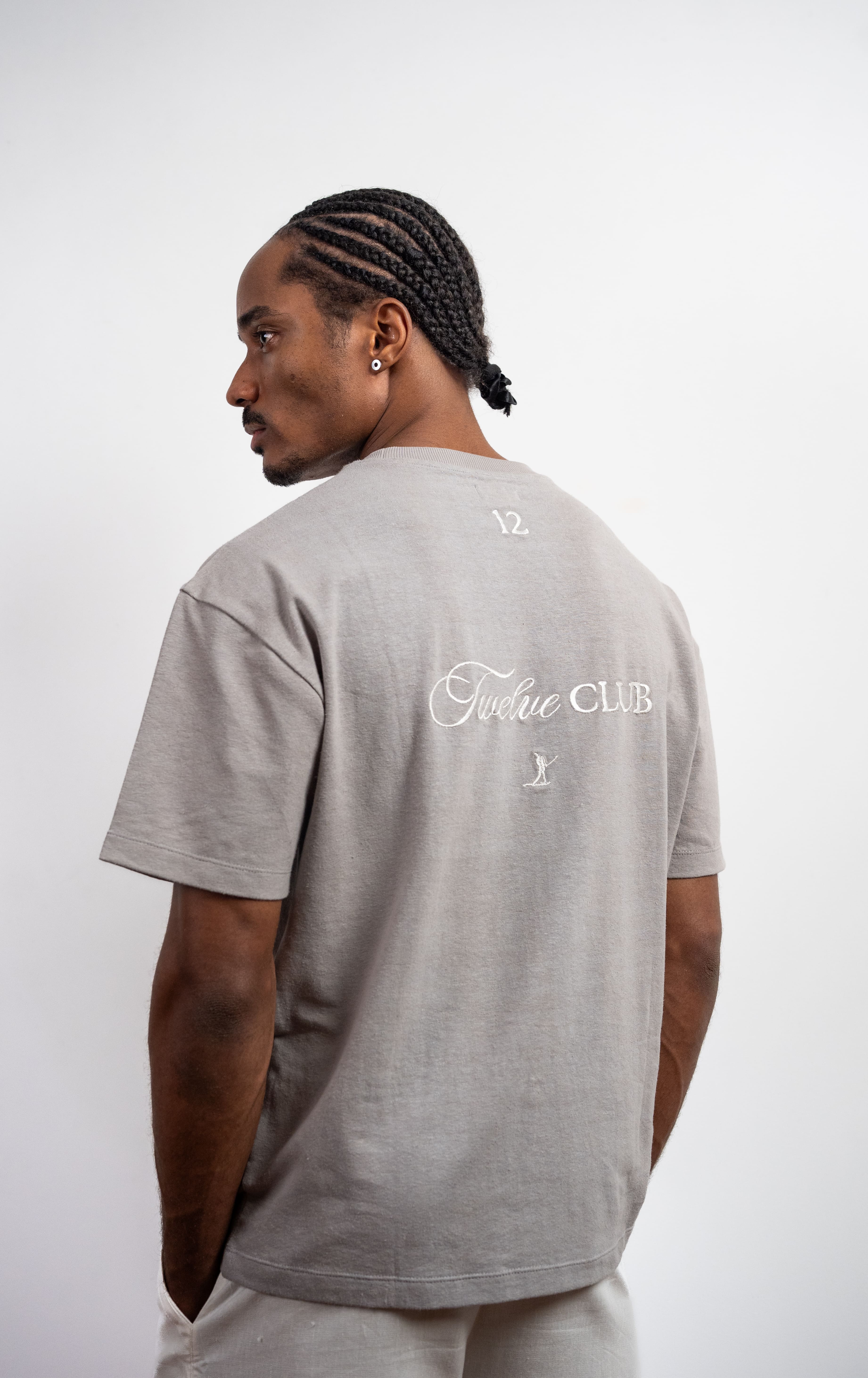 The Club Tee - Chateau Grey – twelve12